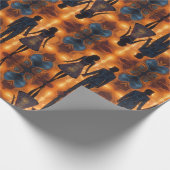 Elegante Floral Bride Wedding Collection Geschenkpapier (Ecke)