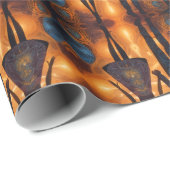 Elegante Floral Bride Wedding Collection Geschenkpapier (Rolleneckpunkt)