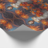 Elegante Floral Bride Wedding Collection Geschenkpapier (Ecke)