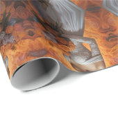 Elegante Floral Bride Wedding Collection Geschenkpapier (Rolleneckpunkt)