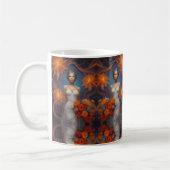 Elegante Floral Bride Wedding Collection Kaffeetasse (Links)