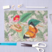 Elegante Floral Butterfly Seidenpapier (Handwerk)