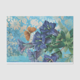 Elegante Floral Butterfly Seidenpapier