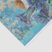 Elegante Floral Butterfly Seidenpapier (Ausschnitt)