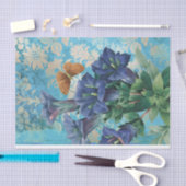 Elegante Floral Butterfly Seidenpapier (Handwerk)