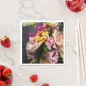 Elegante Floral Cocktail Napkin Serviette (Beispiel)