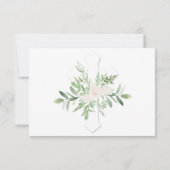 Elegante Floral + CrosBeerdigung Danke Bereavement (Rückseite)