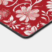 Elegante Floral Desk Mat Schreibtischunterlage (Ecke)