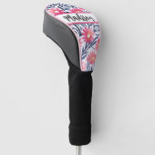 Elegante Floral Golf Head Cover: Schützen Sie Ihre Headcover (angewinkelt)