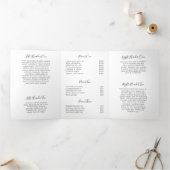 Elegante Floral Lashes Broschüre (Innenseite)