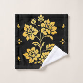 Elegante Floral Luxury Moderne Kollektion Badhandtuch Set (Waschlappen)