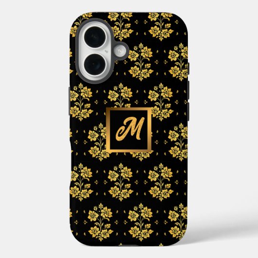 Elegante Floral Luxury Moderne Kollektion Case-Mate iPhone Hülle (Rückseite)