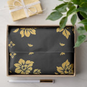 Elegante Floral Luxury Moderne Kollektion Seidenpapier (Geschenk)