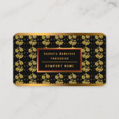 Elegante Floral Luxury Moderne Kollektion Visitenkarte (Vorderseite)