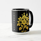 Elegante Floral Luxury Popular Collection Tasse (VorderseiteRechts)