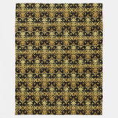 Elegante Floral Luxury Trendy Collection Fleecedecke (Vorderseite)