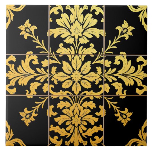 Elegante Floral Luxury Trendy Collection Fliese (Vorderseite)