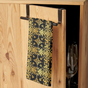 Elegante Floral Luxury Trendy Collection Geschirrtuch