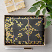 Elegante Floral Luxury Trendy Collection Seidenpapier (Geschenk)