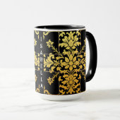 Elegante Floral Luxury Trendy Collection Tasse (VorderseiteRechts)