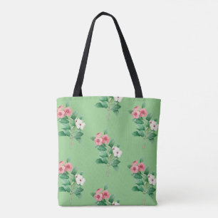 Elegante Floral Tote Bag Tasche