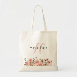 Elegante Floral Tote Bag Tragetasche