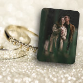 Elegante Floral Wedding Website QR Code Foto UAWG Begleitkarte