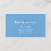 Elegante Floral White Daisies Rustikal Visitenkarte (Rückseite)