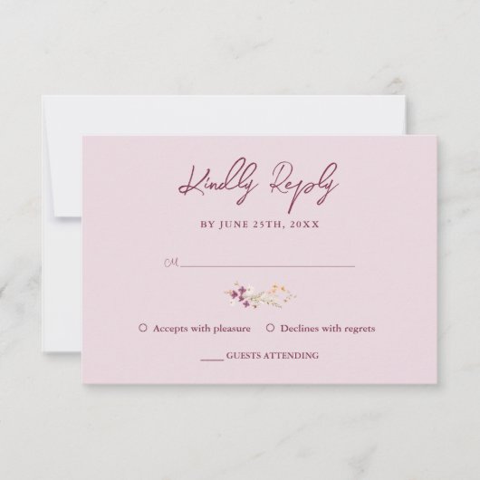 Elegante Floral Wildblume Lavender Birthday UAWG (Vorderseite)