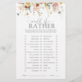 Elegante Floral würde sie eher Brautparty spielen