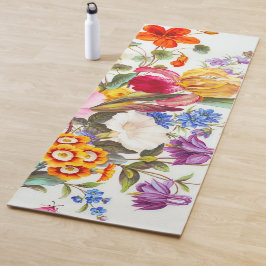 Elegante Floral Yoga Mat Yogamatte