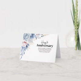 Elegante florale 1. Hochzeitskarte Karte