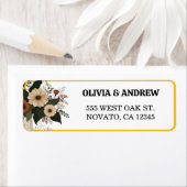 Elegante florale Akzente sanfte Farbpalette Zurück (Insitu)