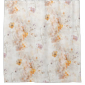 Elegante Florale Aquarell Duschvorhang (Vorderseite)