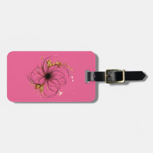 Elegante florale Aquarellkunst Gepäckanhänger