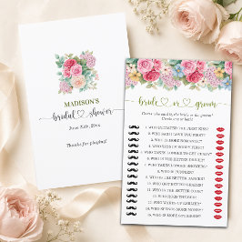 Elegante Florale Braut oder Bräutigam Brautparty-S