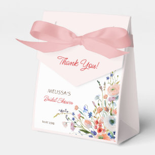 Elegante Florale Brautparty Geschenkschachtel