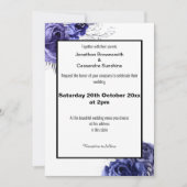 ELEGANTE FLORALE DESIGN WEDING EINLADUNG (Vorderseite)