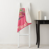 Elegante florale Dragonfly mit Individuelle Name Sherpadecke (Beispiel)