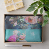 Elegante florale Ente Whimsical Decoupage Seidenpapier (Geschenk)