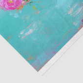 Elegante florale Ente Whimsical Decoupage Seidenpapier (Ausschnitt)