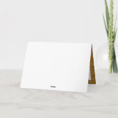 Elegante florale Geburtstagskarte Karte (Rückseite)