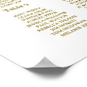 Elegante florale Geburtstagsparty Poster (Ecke)