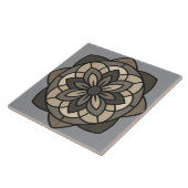 Elegante florale Geometrie Fliese (Seite)