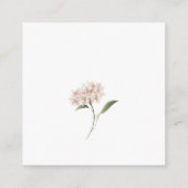 Elegante florale Geschenkkarte nach Maß Begleitkarte (Rückseite)