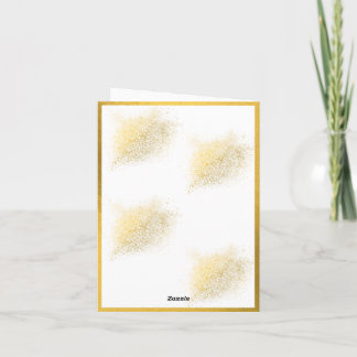 Elegante Florale Gold Geometrische Babyparty-Einla Einladung