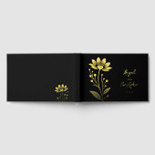 Elegante florale Hochzeit Gästebuch (Voll)