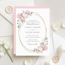 Elegante Florale Hochzeit mit rosa Hortensien und 