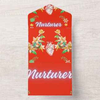 Elegante Florale Hochzeits-Einladung | Personalisi All In One Einladung