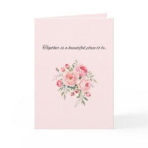 Elegante Florale Hochzeitsdesignkarte